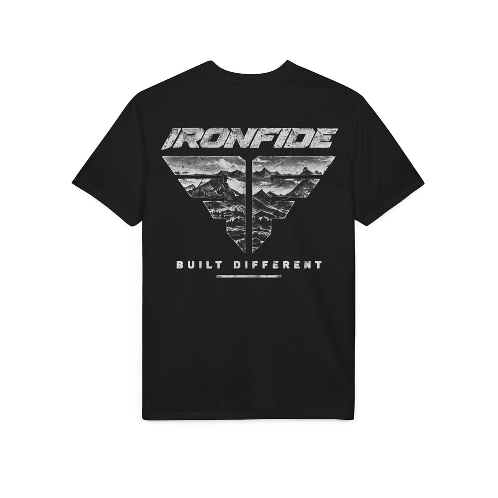 Built Different Performance T-Shirt — Ironfide Mountain Athletic Tee