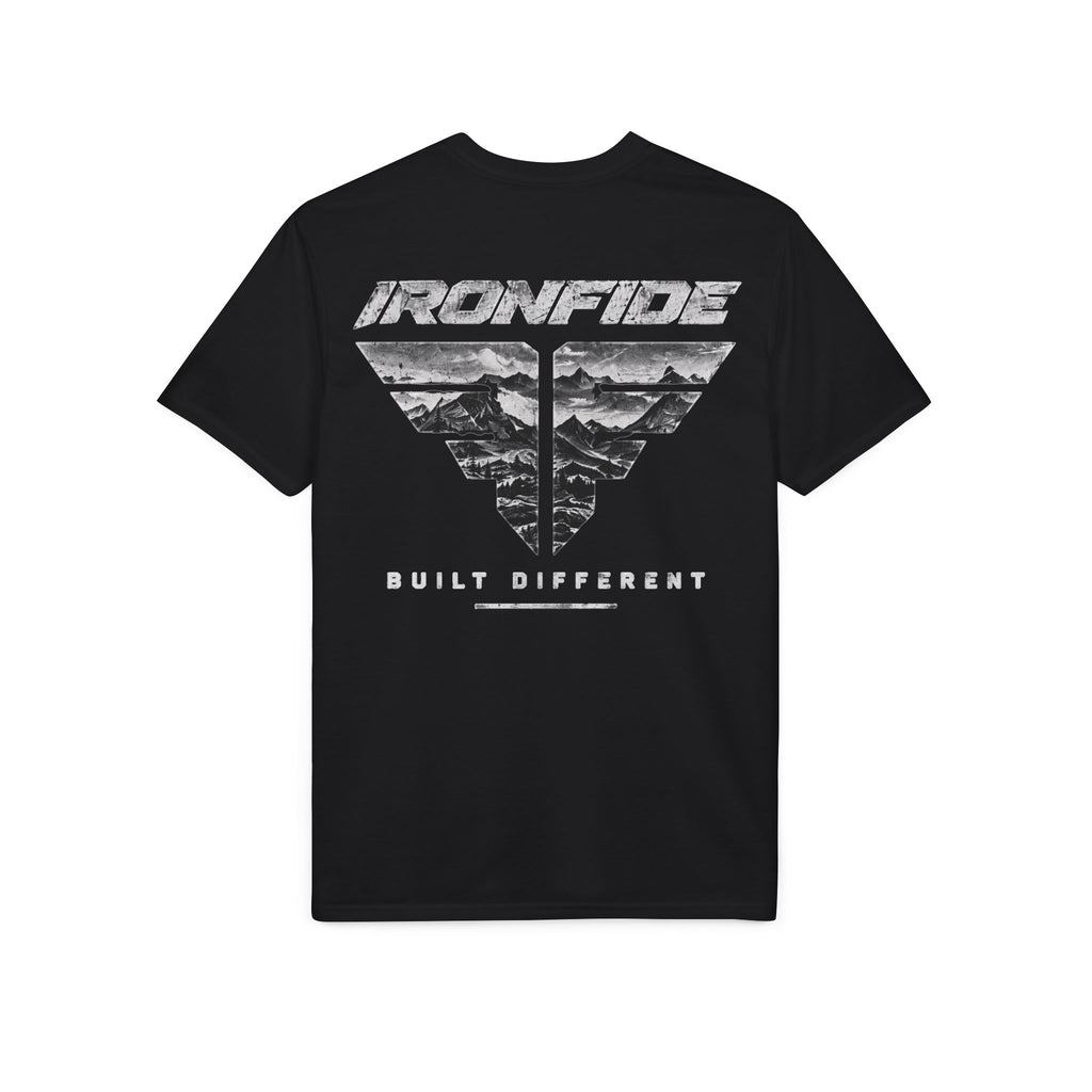 Built Different Performance T-Shirt — Ironfide Mountain Athletic Tee