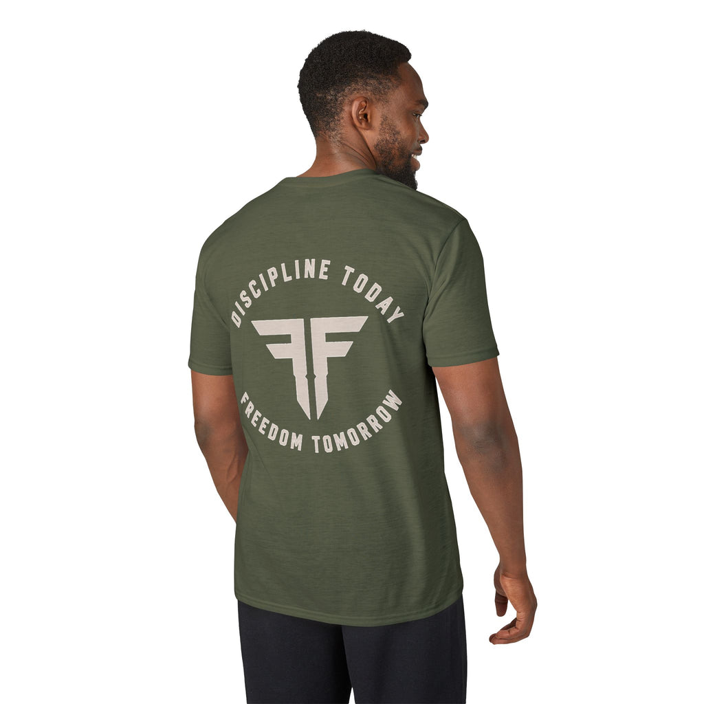 Men's Gym T-Shirt | Discipline Today, Freedom Tomorrow | IRONFIDE