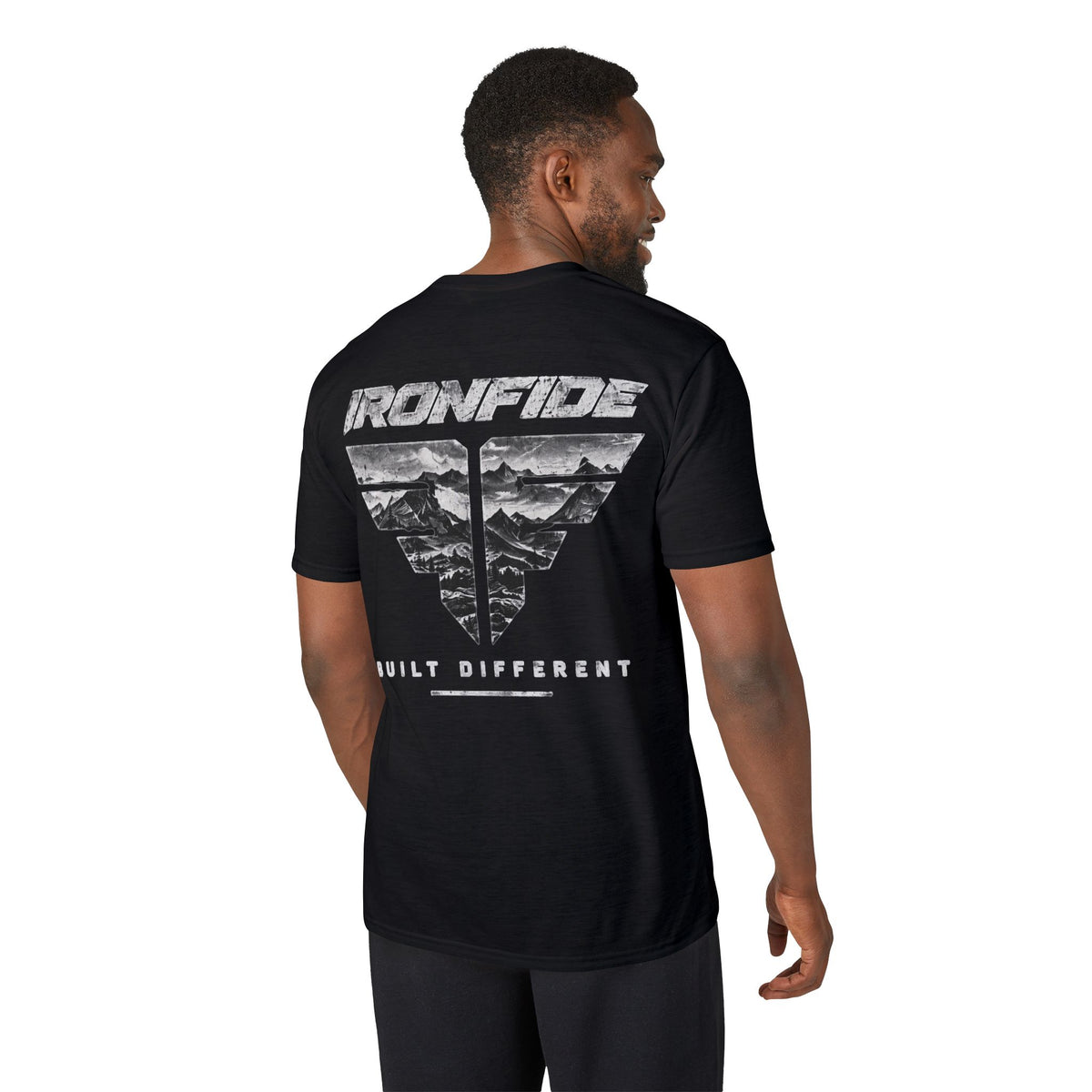 Built Different Performance T-Shirt — Ironfide Mountain Athletic Tee