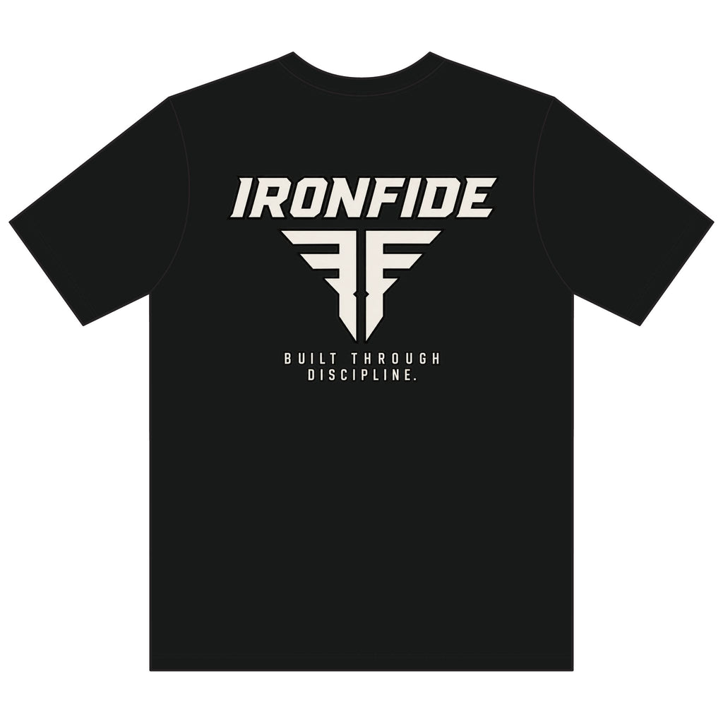 Men's Compression Gym Shirt | Built Through Discipline | IRONFIDE